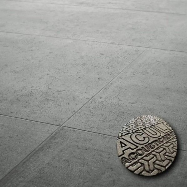 Dalle PVC clipsable avec sous-couche intégrée Arbiton Amaron Forma Acoustic - Amadora Graphite - 91,4 x 45,7 cm