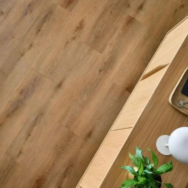 Lame PVC clipsable décor chêne naturel Afirmax Legnar - 22,9 x 122 cm - Chêne Garda