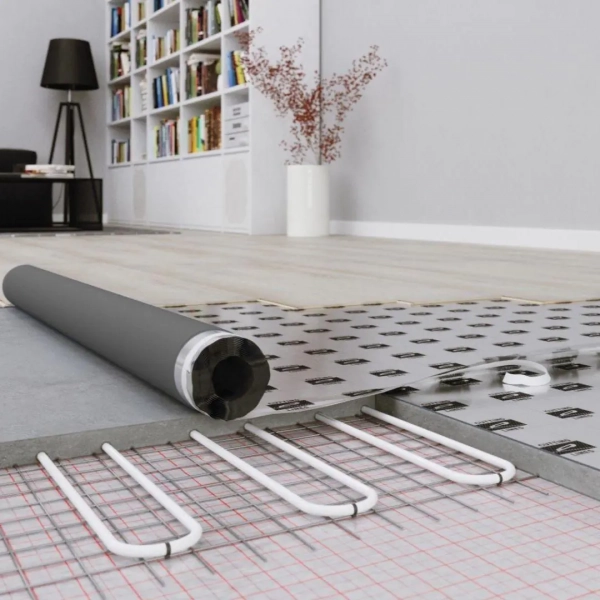 Sous-couche  chauffage au sol Arbiton Optima Aquastop sol stratifié 2mm – 10m²