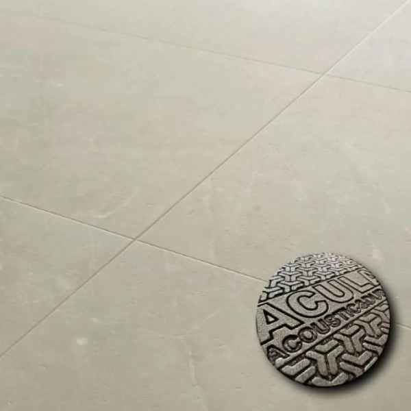 Dalle PVC clipsable avec sous-couche intégrée Arbiton Amaron Forma Acoustic - Monreale Ivory - 91,4 x 45,7 cm