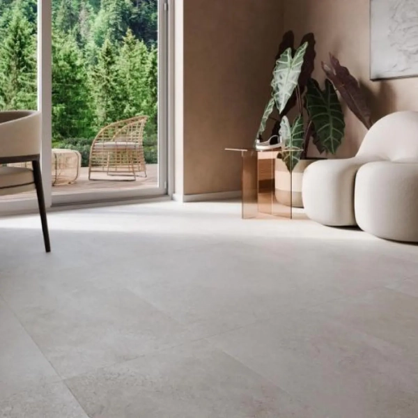 Dalle PVC clipsable avec sous-couche intégrée Arbiton Amaron Forma Acoustic - Ribeira Grey - 91,4 x 45,7 cm