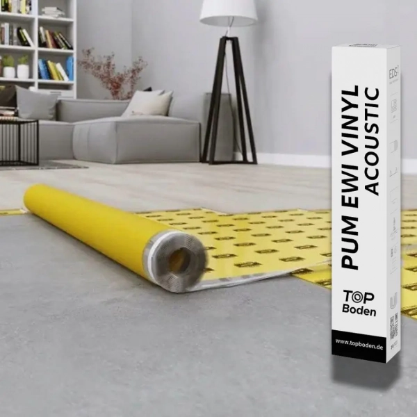 Sous-couche acoustique chauffage au sol EWI Vinclic Acoustic pour sol PVC 2.2mm - 7m²