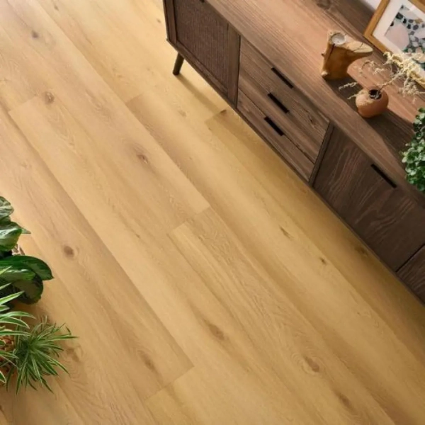 Lame PVC clipsable avec sous-couche intégrée Arbiton Superiore Acoustic - 22,9 x 218 cm - Chêne Beatrice