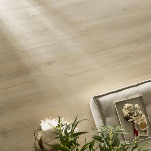 Lame PVC clipsable avec sous-couche intégrée Arbiton Superiore Acoustic - 22,9 x 218 cm - Chêne Charlotte