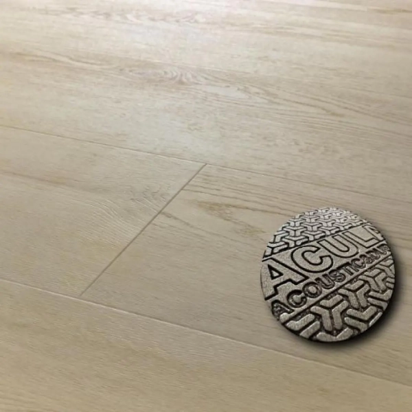 Lame PVC clipsable avec sous-couche intégrée Arbiton Superiore Acoustic - 22,9 x 218 cm - Chêne Charlotte