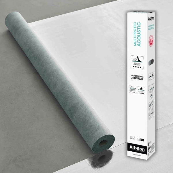 Sous-couche acoustique Arbiton Multiprotec Acoustic pour sol stratifié 2mm – 8m²