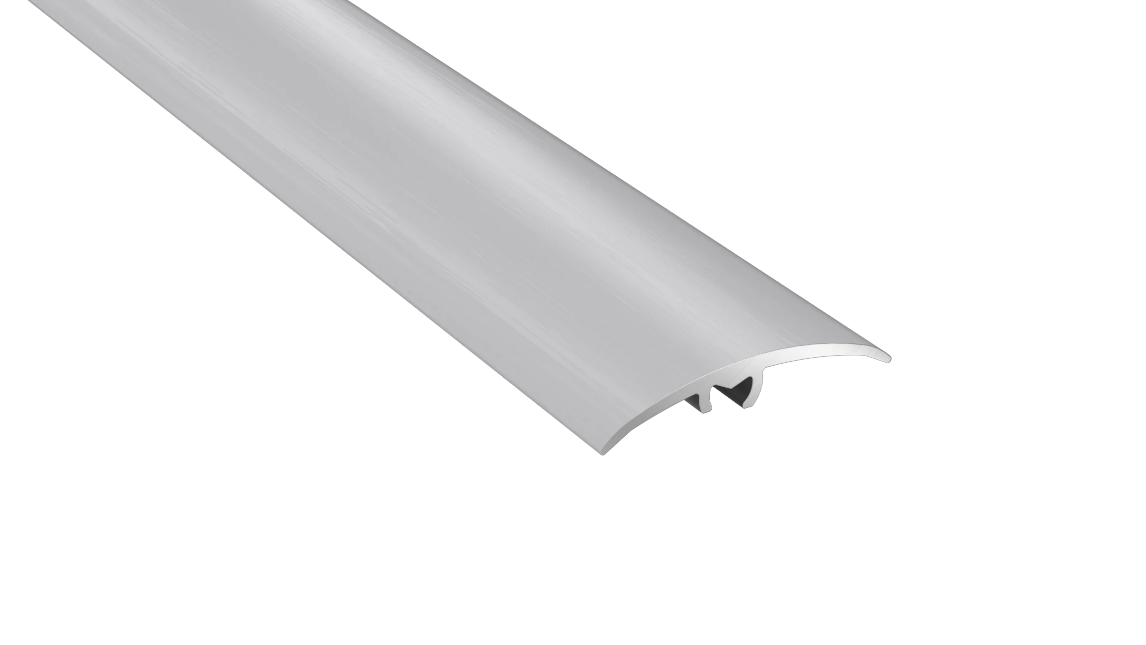 Barre de seuil de rattrapage de niveau et de dilatation large Arbiton CS37 – blanc mat (CS40), 93 cm x 37 mm