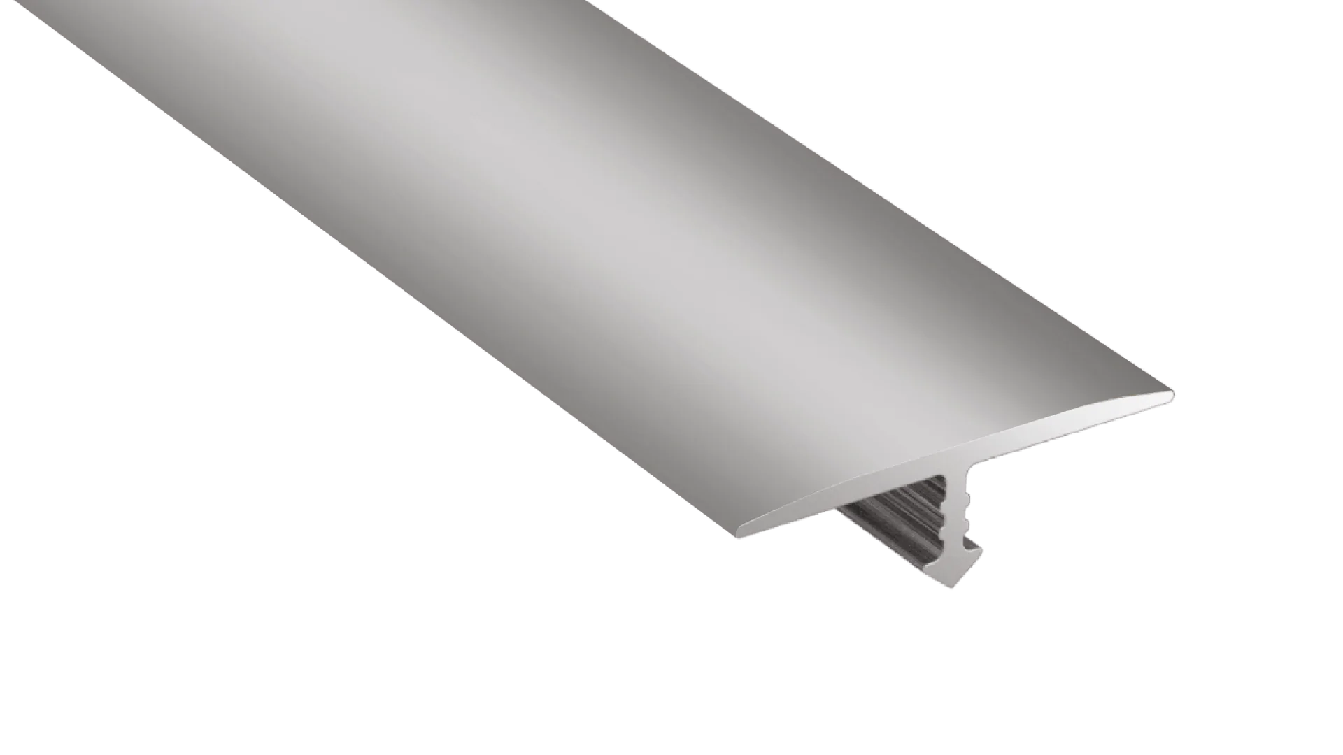 Barre de seuil adhésive Arbiton CS22 en aluminium – argent (A1), 186 cm x 22 mm
