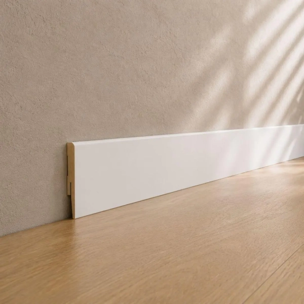 Plinthe MDF à peindre Arbiton PAINT IT – blanc MP0602 – H. 6 x L. 242 x ép. 15 mm