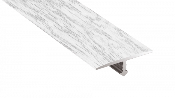 Barre de seuil adhésive pour parquet Arbiton CS22 – décor Chêne Neigeux (CS25), 186 cm x 22 mm
