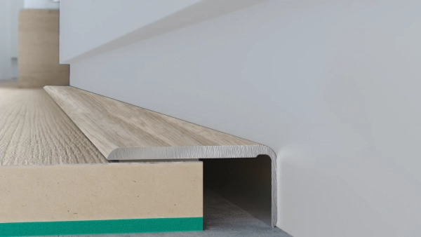 Profilé de finition adhésif pour parquet Arbiton CS25 – décor Chêne Loft (CS3), 120 cm x 25 mm