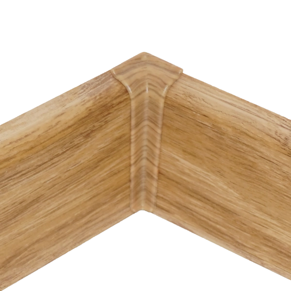 Lot de 2 angles intérieurs pour plinthe Arbiton VIGO 60 – Chêne Rossport 163
