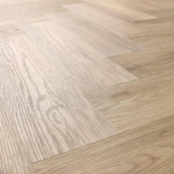 Lame PVC clipsable Bâton rompu Arbiton Amaron Herringbone - 14,8 x 59,2 cm - Chêne Harlow