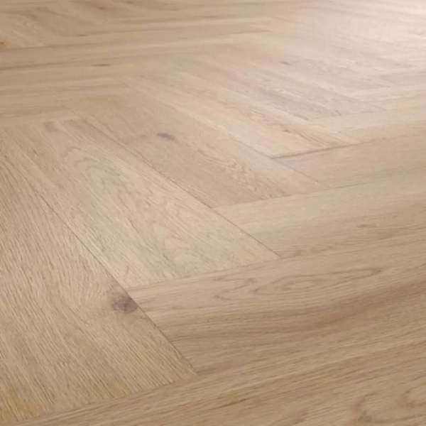 Lame PVC clipsable Bâton rompu Arbiton Amaron Herringbone - 14,8 x 59,2 cm - Chêne Yankee