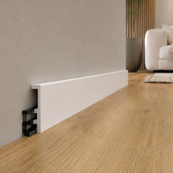 Plinthe blanche Arbiton VEGA – P1040 – H. 10 x L. 240 x ép. 20 mm