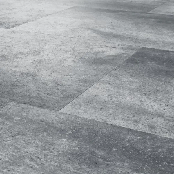 Dalle PVC clipsable effec béton TopBoden - Grey Sandy - 61 x 30,5 cm