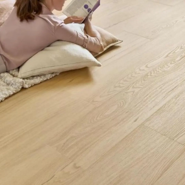 Lame PVC à coller imitation parquet Arbiton Woodric EIR Dryback - 22,9 x 122 cm - Chêne Lavant