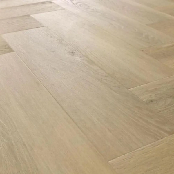 Lame PVC clipsable Bâton rompu effet bois Arbiton Amaron Herringbone EIR - 14,8 x 59,2 cm - Chêne Deventer