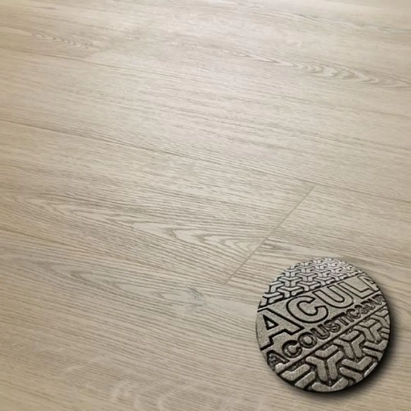 Lame PVC clipsable effet chêne Arbiton Woodric EIR Acoustic - 22,9 x 122 cm - Chêne Brandon - avec sous-couche intégrée