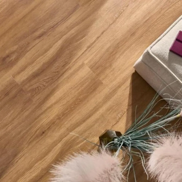 Lame PVC clipsable avec sous-couche intégrée Afirmax Legnar Acoustic - 22,9 x 122 cm - Chêne Jersey