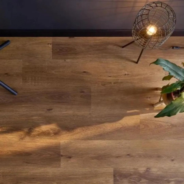 Lame PVC clipsable avec sous-couche intégrée Afirmax Legnar Acoustic - 22,9 x 122 cm - Chêne Villa