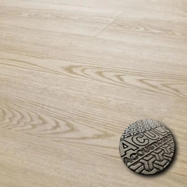 Lame PVC clipsable effet chêne Afirmax Legnar Ultra Acoustic - 22,9 x 122 cm - Chêne Aurora - avec sous-couche intégrée