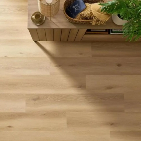 Lame PVC clipsable effet chêne Afirmax Legnar Ultra Acoustic - 22,9 x 122 cm - Chêne Hampton - avec sous-couche intégrée