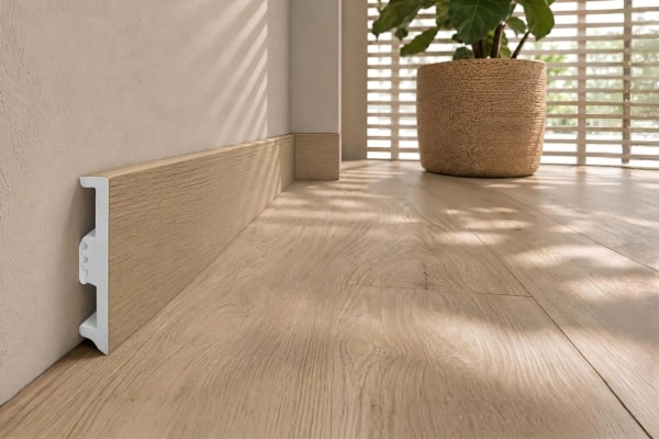 Plinthe décor bois Arbiton STIQ XL WOOD - Chêne Salford 260 - H. 8 x L. 220 x ép. 15 mm