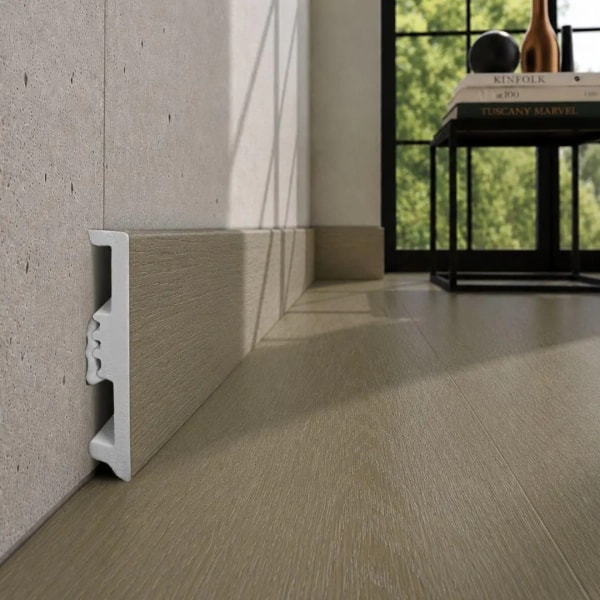 Plinthe décor bois Arbiton STIQ XL WOOD - Chêne Basel 131 - H. 8 x L. 220 x ép. 15 mm