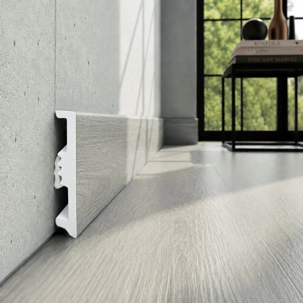 Plinthe décor bois Arbiton STIQ XL WOOD - Chêne Morges 230 - H. 8 x L. 220 x ép. 15 mm