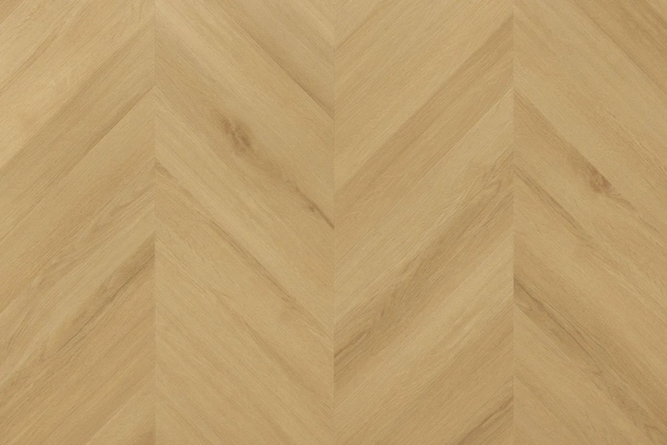 Lame PVC clipsable Point de Hongrie Arbiton Amaron Chevron - 12 x 60 cm - Chêne Virgin