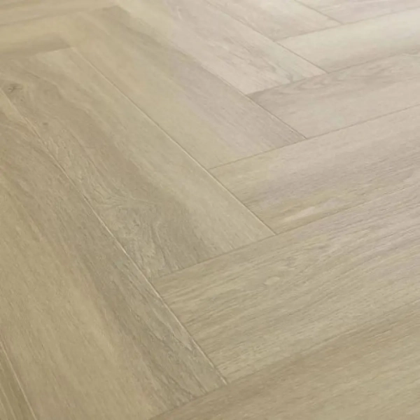 Lame PVC clipsable Bâton rompu effet bois Arbiton Amaron Herringbone EIR - 14,8 x 59,2 cm - Chêne Johannes