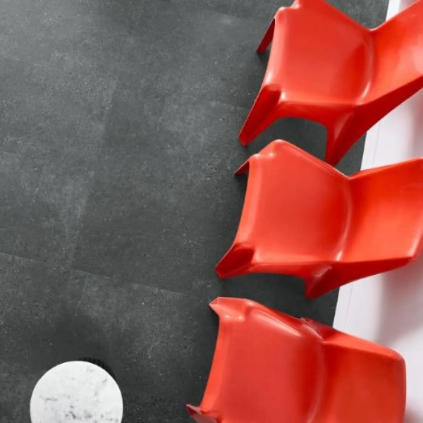 Dalle PVC clipsable effet béton Arbiton Amaron Forma - Ninaventura Anthracite - 91,4 x 45,7 cm