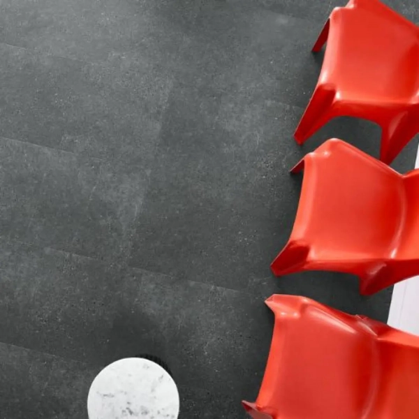 Dalle PVC clipsable avec sous-couche intégrée Arbiton Amaron Forma Acoustic - Ninaventura Anthracite - 91,4 x 45,7 cm