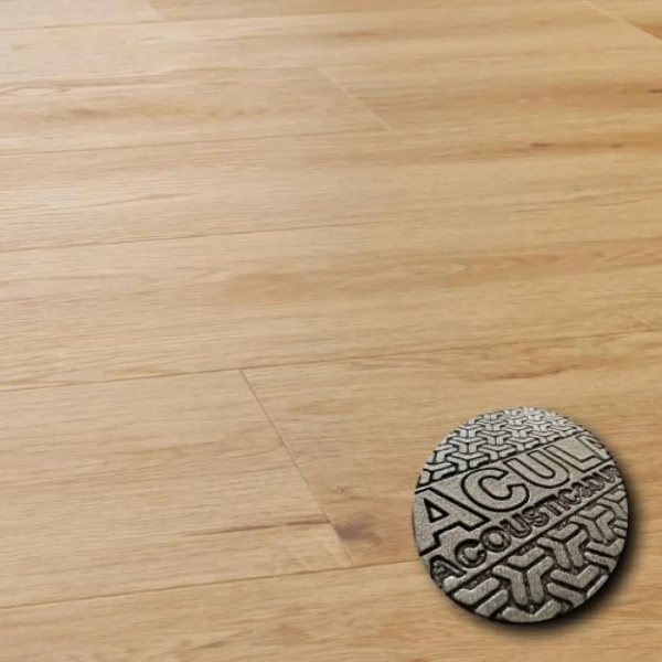 Lame PVC clipsable avec sous-couche intégrée Afirmax Legnar Acoustic - 22,9 x 122 cm - Chêne Arvada