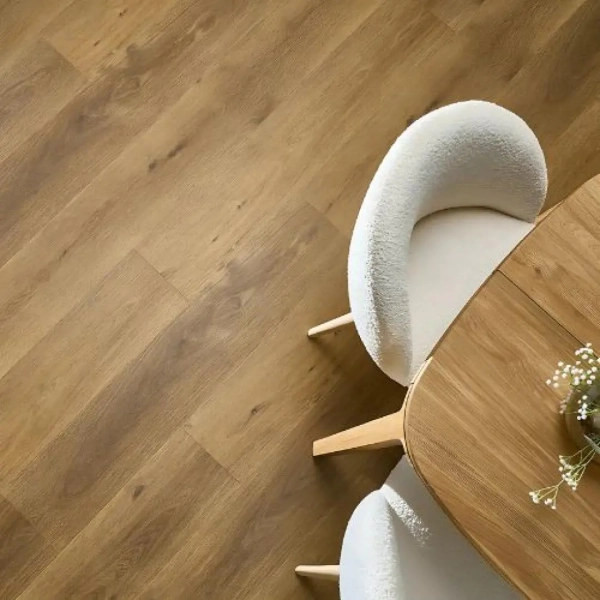 Lame PVC clipsable avec sous-couche intégrée Afirmax Legnar Acoustic - 22,9 x 122 cm - Chêne Frisco