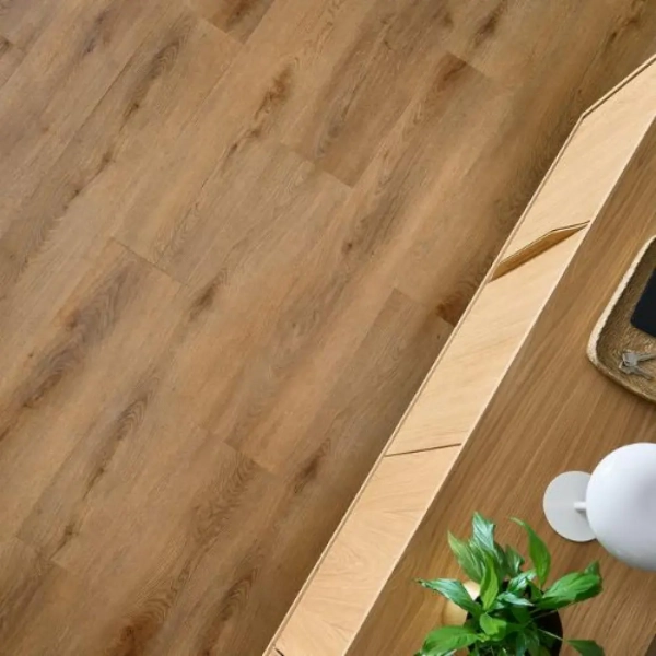 Lame PVC clipsable avec sous-couche intégrée Afirmax Legnar Acoustic - 22,9 x 122 cm - Chêne Garda