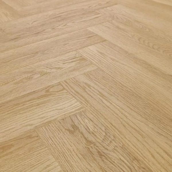 Lame PVC clipsable Bâton rompu Afirmax Legnar Herringbone - 14,8 x 59,2 cm - Chêne Hartford