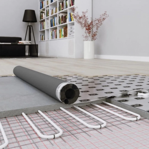 Sous-couche chauffage au sol Arbiton Optima SPC&VINYL Aquastop sol PVC 1mm – 12.5m²