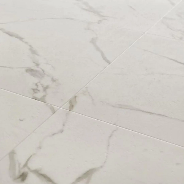 Dalle PVC clipsable imitation carrelage Arbiton Amaron Forma - Pietra Santa White - 91,4 x 45,7 cm