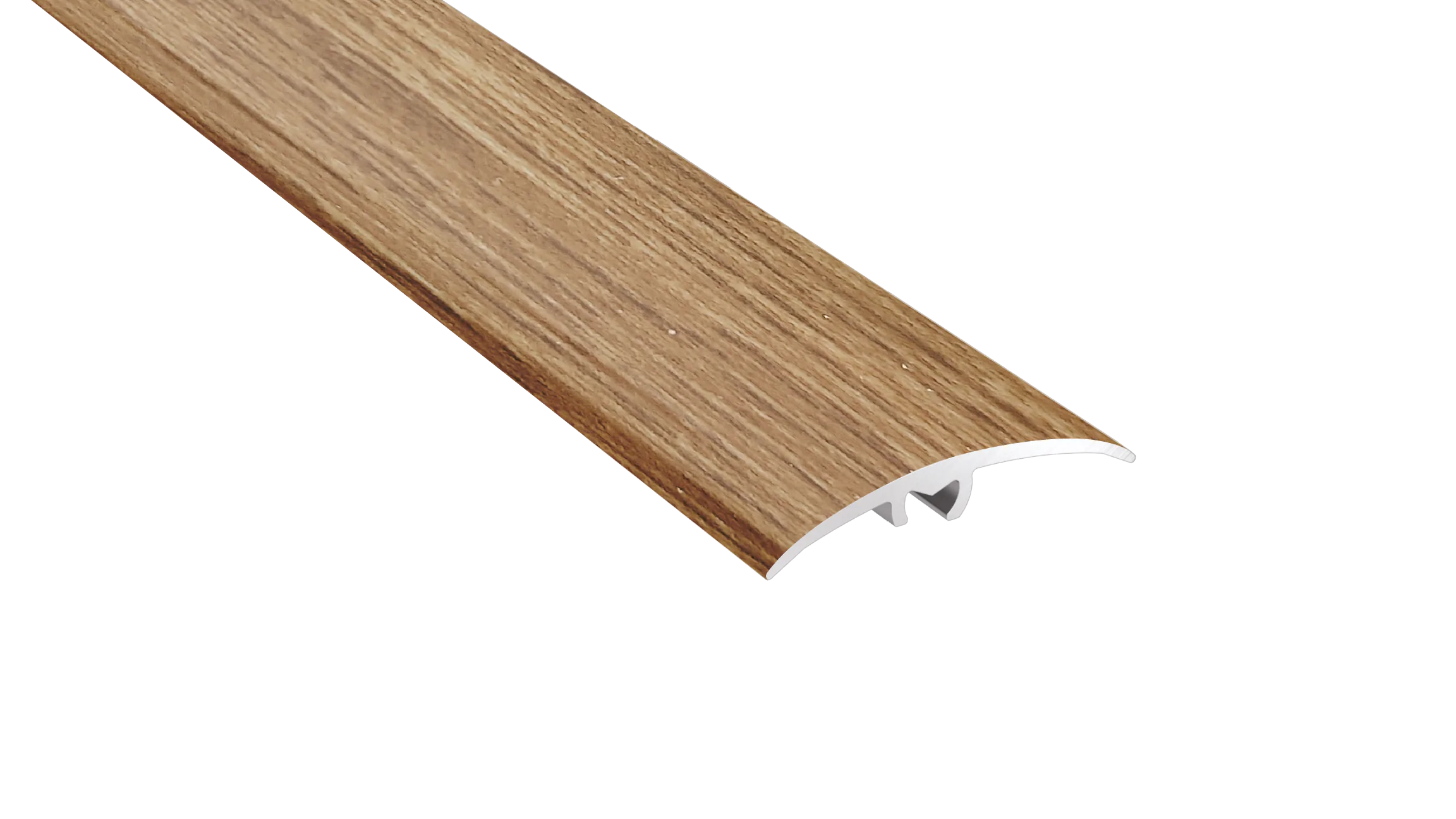 Barre de seuil de rattrapage de niveau et de dilatation large Arbiton CS37 – décor Chêne Foncé (CS12), 93 cm x 37 mm