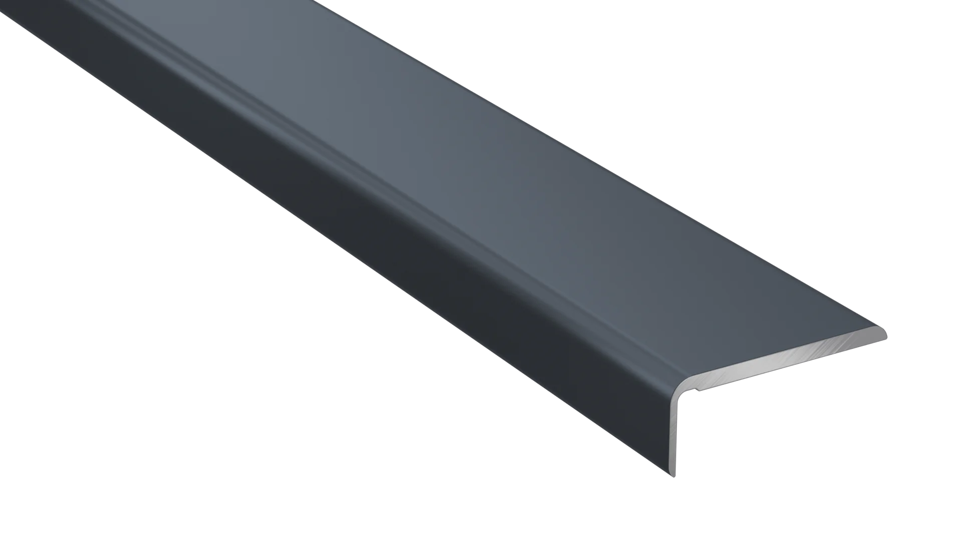 Profilé de finition adhésif Arbiton CS25 – anthracite (CS52), 2 m x 25 mm