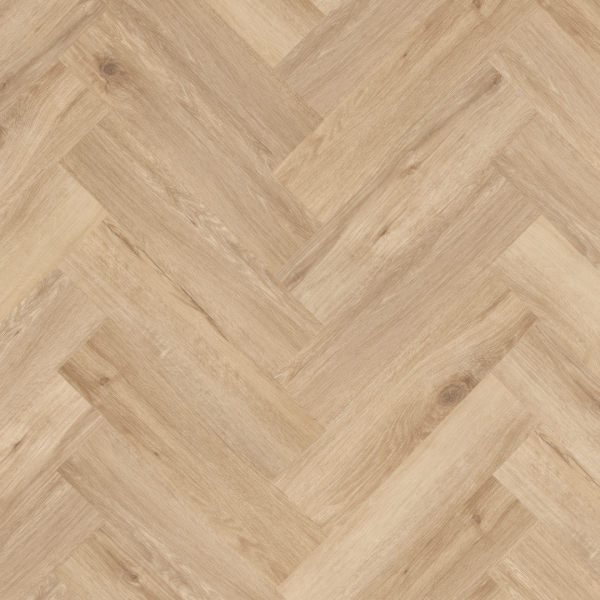 Lame PVC clipsable Bâton rompu Afirmax Legnar Herringbone - 14,8 x 59,2 cm - Chêne Tuscon