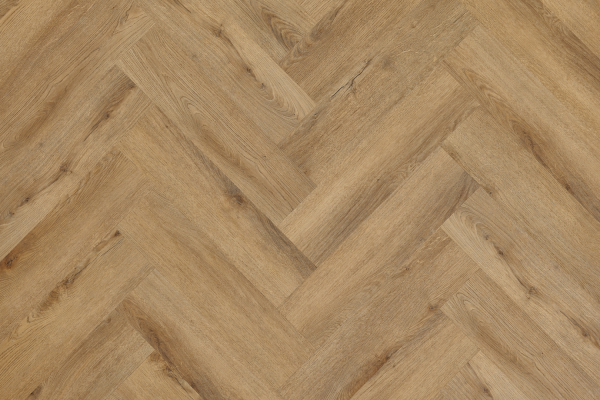 Lame PVC clipsable Bâton rompu Afirmax Legnar Herringbone - 14,8 x 59,2 cm - Chêne Garda
