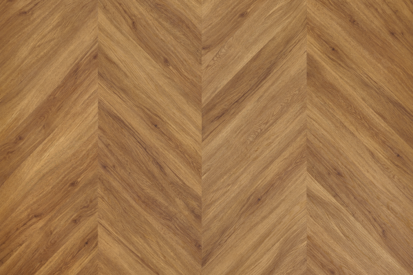 Lame PVC clipsable Point de Hongrie Afirmax Chevron - 12 x 60 cm - Chêne Jersey