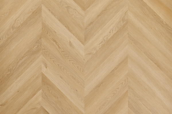 Lame PVC clipsable Point de Hongrie Afirmax Chevron - 12 x 60 cm - Chêne Hartford